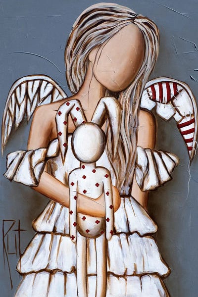 Moody Blue: Cosy by Ruth's Angels