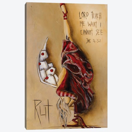 Lord Teach Me Canvas Print #RAC61} by Ruth's Angels Canvas Art Print