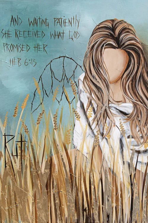 And Waiting Patiently by Ruth's Angels wall art