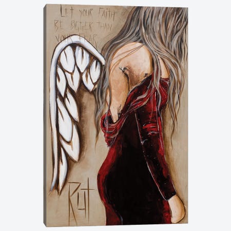 Let Your Faith Canvas Print #RAC69} by Ruth's Angels Art Print