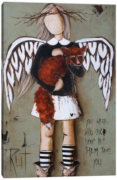 You Were Wild Canvas Art Print - Ruth's Angels