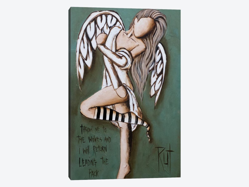 Throw Me To The Wolves by Ruth's Angels 1-piece Art Print