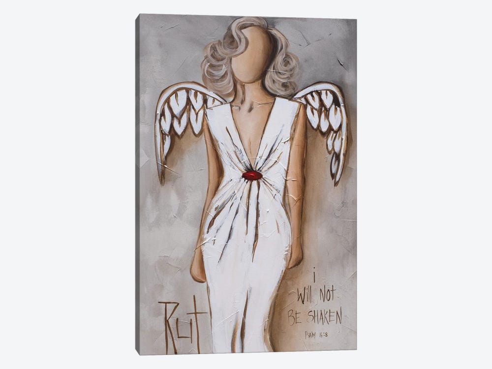 I Will Not Be Shaken by Ruth's Angels 1-piece Canvas Art