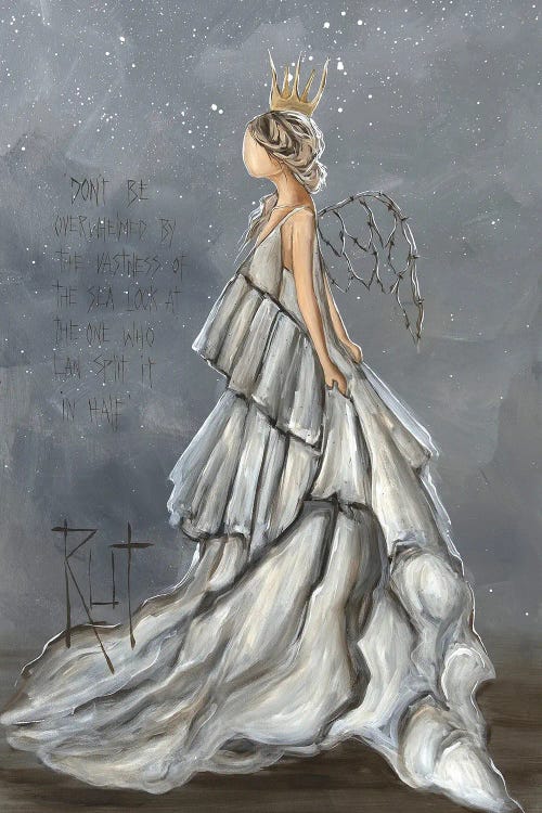 Don't Be Overwhelmed by Ruth's Angels wall art