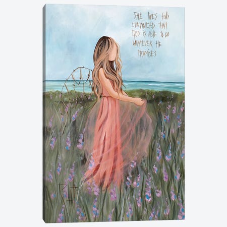 She Lives Fully Canvas Print #RAC99} by Ruth's Angels Canvas Art