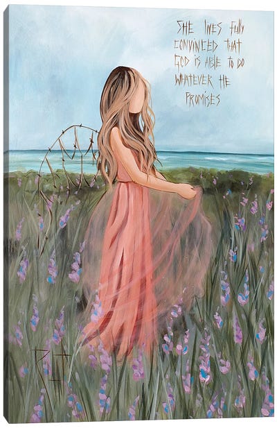 She Lives Fully Canvas Art Print - Ruth's Angels
