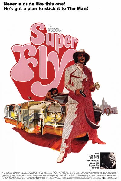 Movie Posters: Super Fly Film Poster by Radio Days