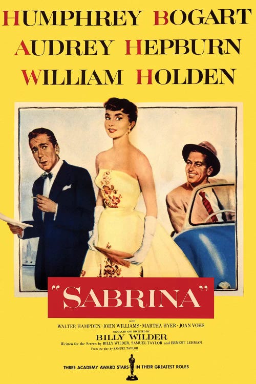 Sabrina Film Poster by Radio Days wall art