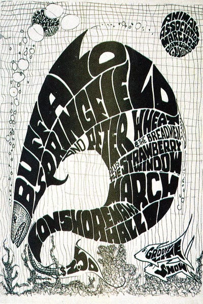 Concert Posters: Vintage Big Fish Concerts Collage by Radio Days