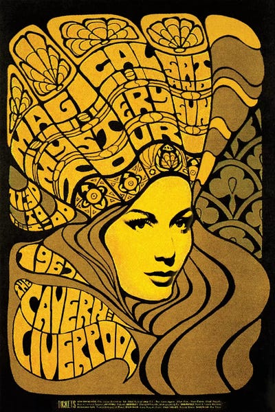 Bands: The Beatles Magical Mystery Tour Tribute Poster by Radio Days