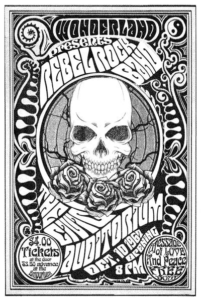 Concert Posters: Rebel Rock Band by Radio Days