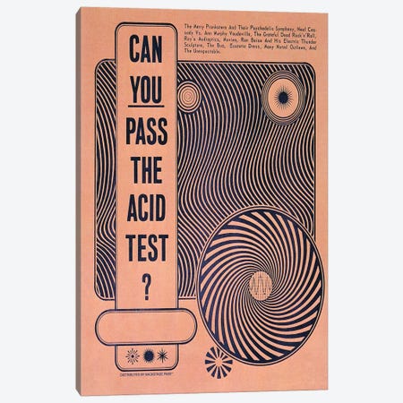 Acid Test Canvas Print #RAD138} by Radio Days Canvas Artwork