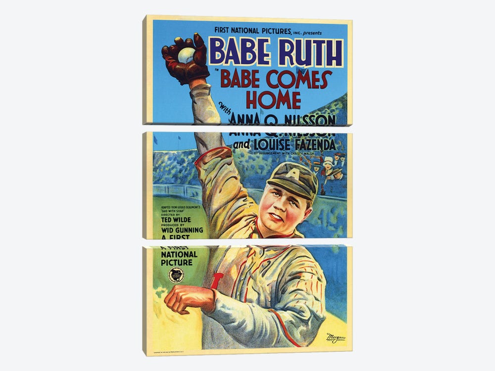 Babe Comes Home by Radio Days 3-piece Canvas Print
