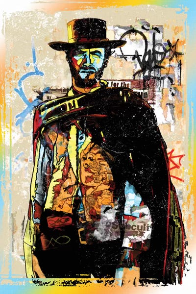 Radio Days: Clint Eastwood Graffiti Cowboy by Radio Days