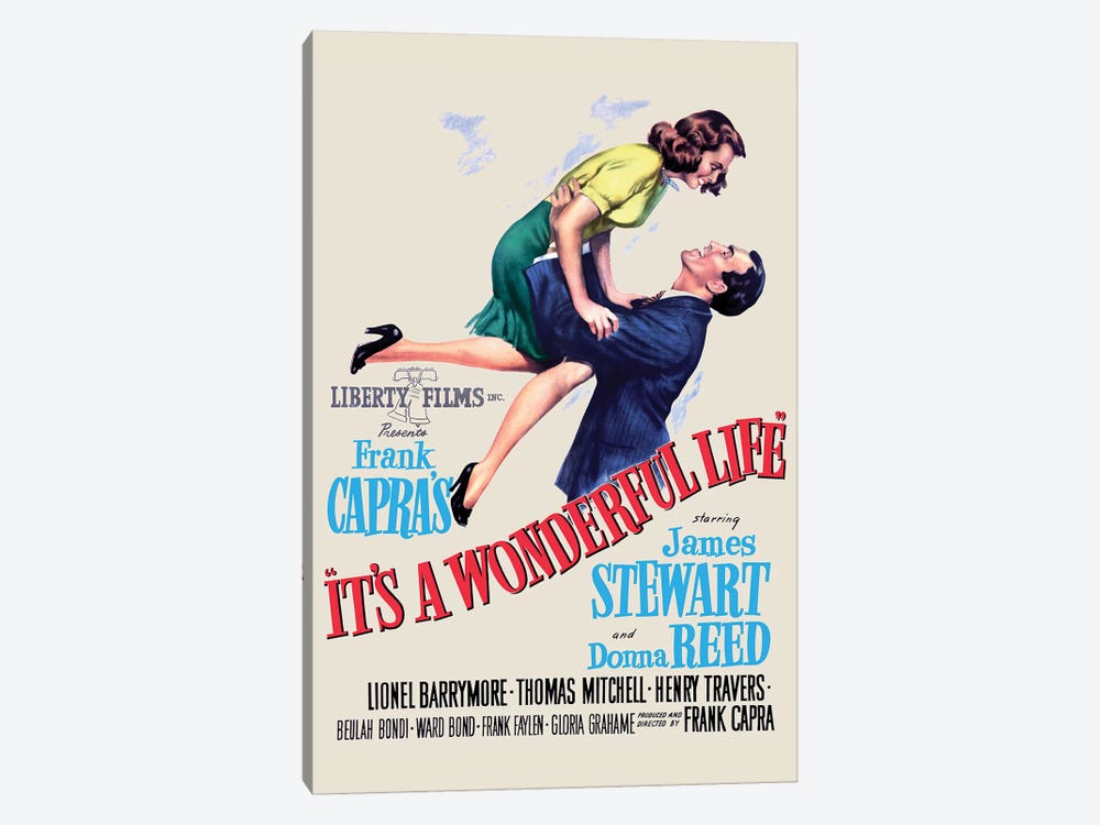 It’s A Wonderful Life Movie Poster by Radio Days 1-piece Art Print
