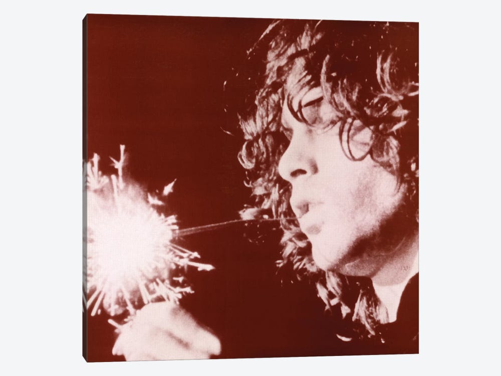 Jim Morrison Sparkler by Radio Days 1-piece Canvas Artwork