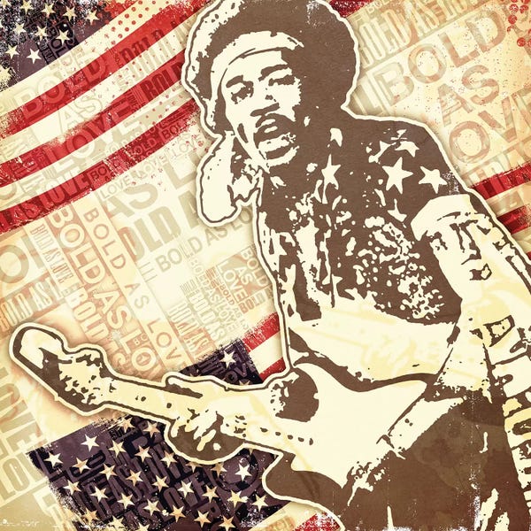 Jimi Hendrix: Jimi Hendrix USA Bold As Love by Radio Days