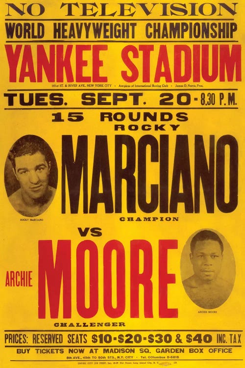 Marciano VS Moore