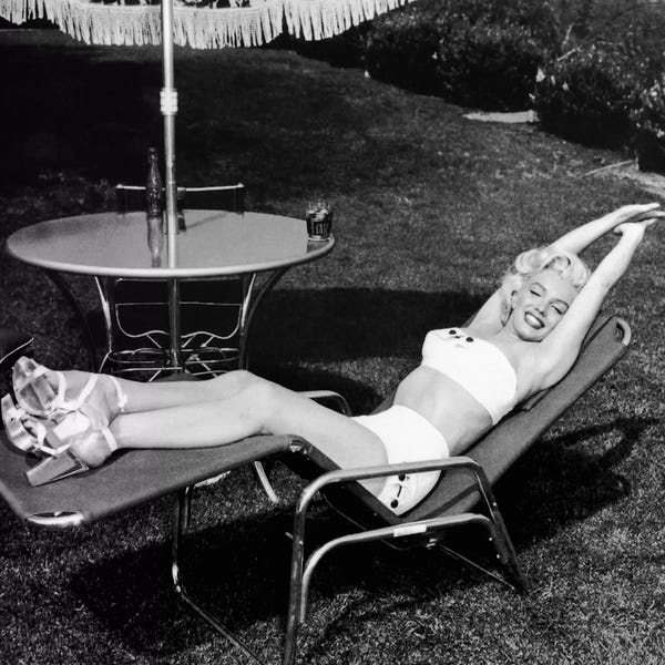 Radio Days: Marilyn Monroe Lawn Chair by Radio Days
