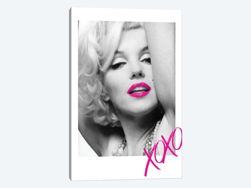 Marilyn Monroe Pink XOXO by Radio Days 1-piece Art Print