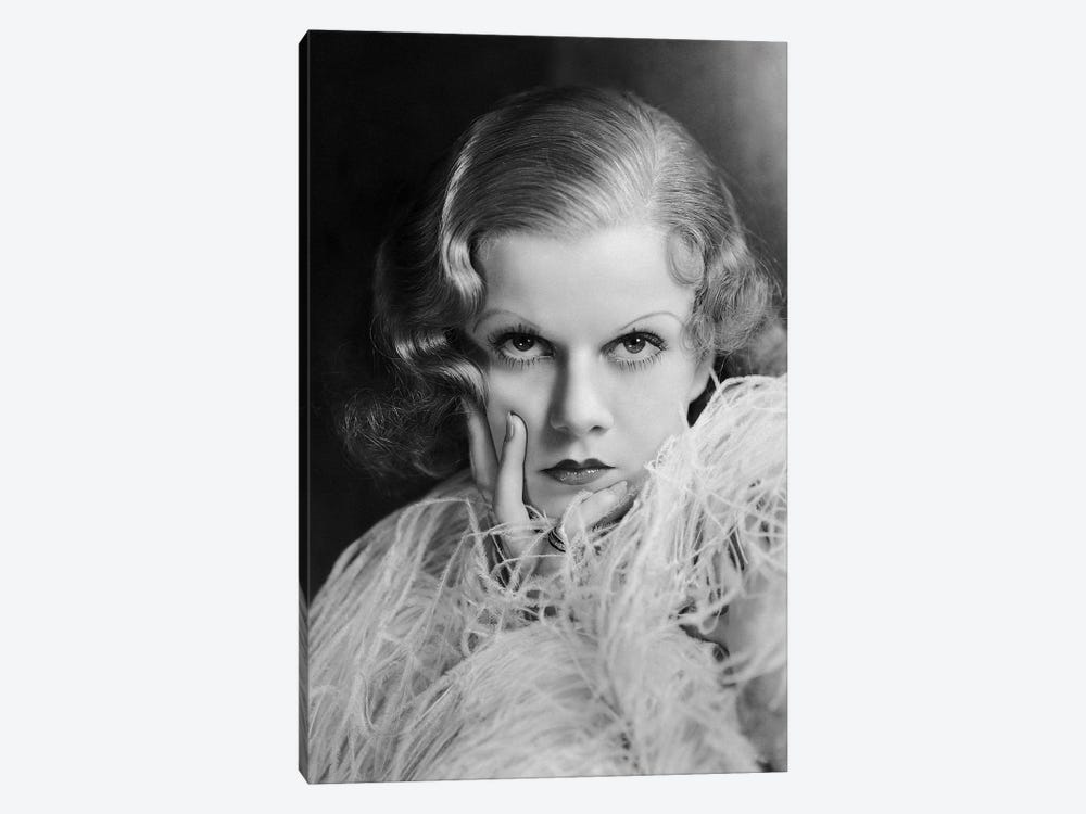 Jane Harlow In Pose by Radio Days 1-piece Canvas Wall Art