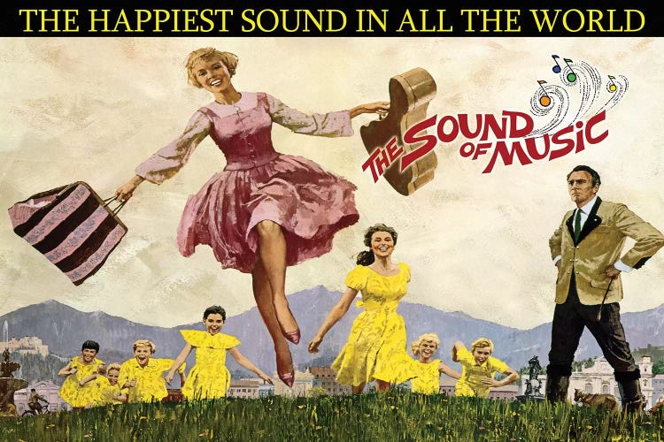 Sound Of Music Poster by Radio Days wall art