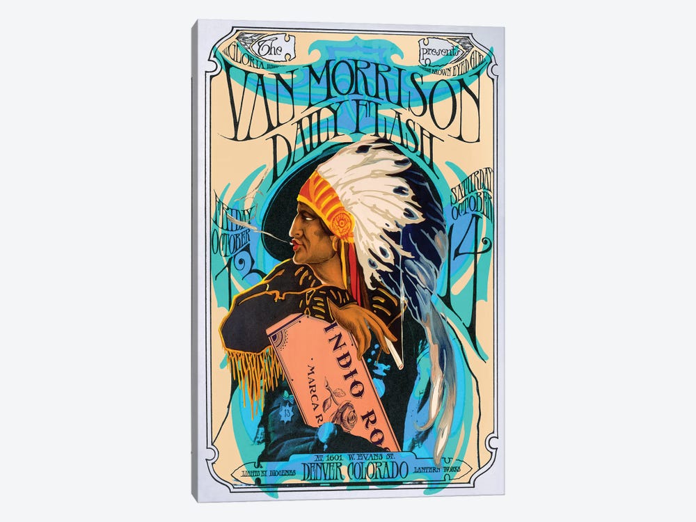 Van Morrison by Radio Days 1-piece Canvas Print