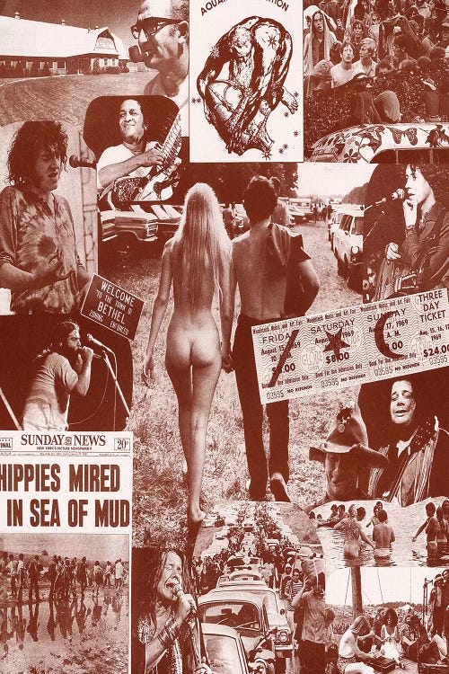 Woodstock Collage Sea Of Mud