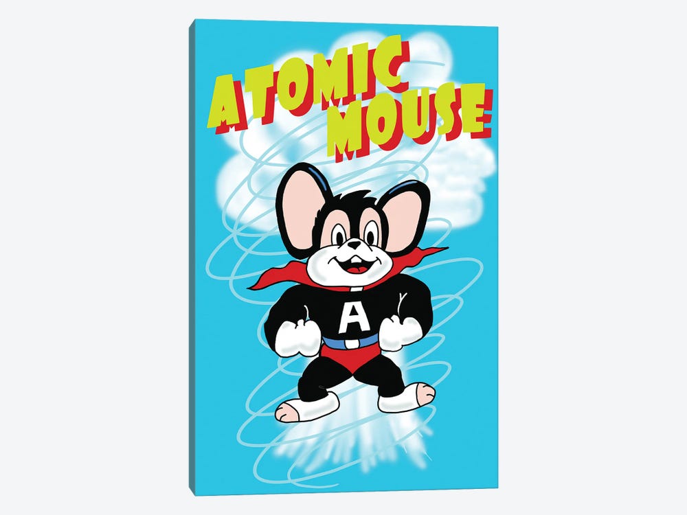 Atomic Mouse by Radio Days 1-piece Canvas Art