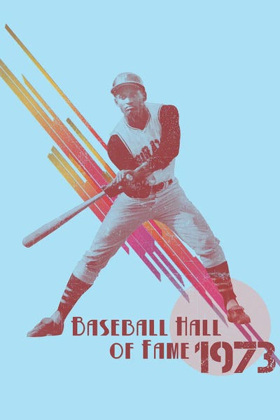 Baseball Hall Of Fame Blue by Radio Days framed wall art