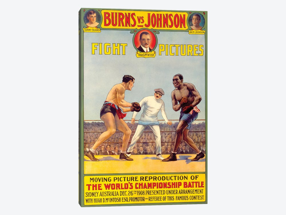 Burns VS Johnson by Radio Days 1-piece Art Print