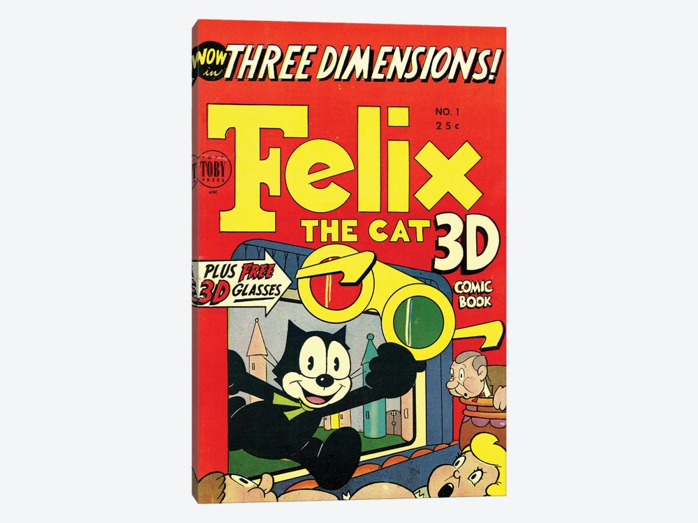 Felix 3 Dimensions by Radio Days 1-piece Canvas Art