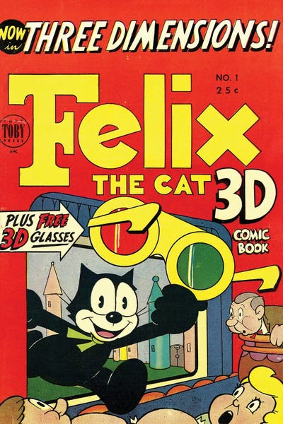 Comic Books: Felix 3 Dimensions by Radio Days