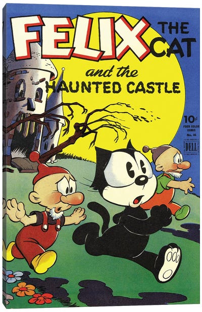 Felix And The Haunted Castle Canvas Art Print - Radio Days
