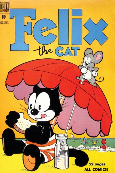 Comic Books: Felix At The Beach by Radio Days