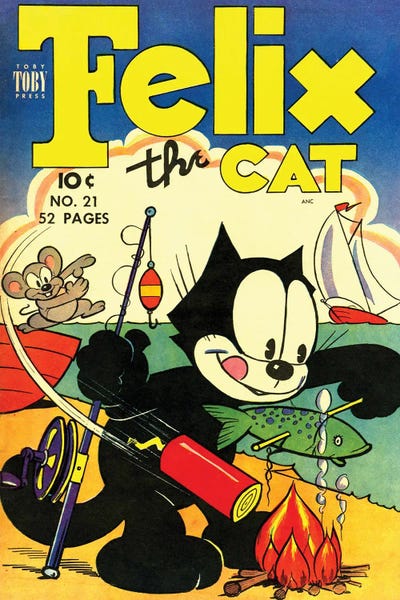 Comic Books: Felix Catch Of The Day by Radio Days