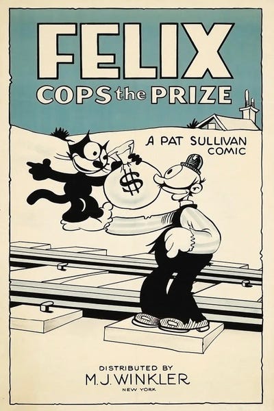 Comic Books: Felix Cops The Prize by Radio Days