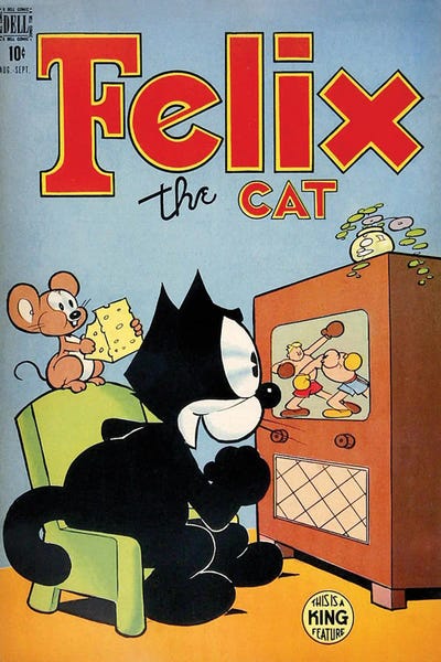 Comic Books: Felix Enjoy Boxing by Radio Days