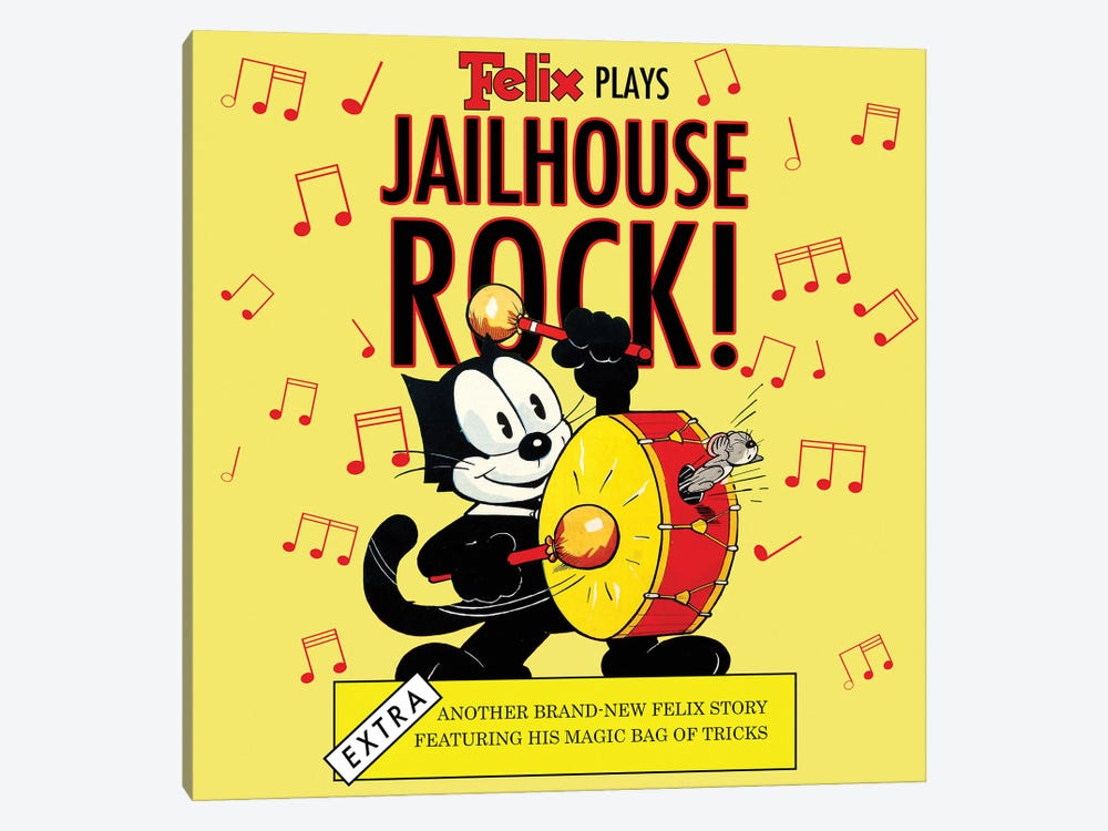 FeliX Jail House Rock by Radio Days 1-piece Canvas Print