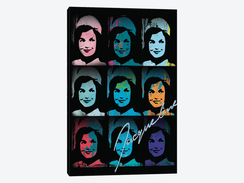 Jacqueline Kennedy Onassis Pop Art Collage by Radio Days 1-piece Art Print