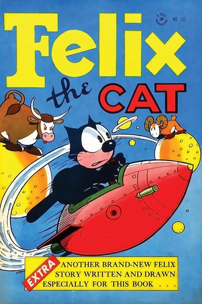 Comic Books: Felix Space Ship by Radio Days