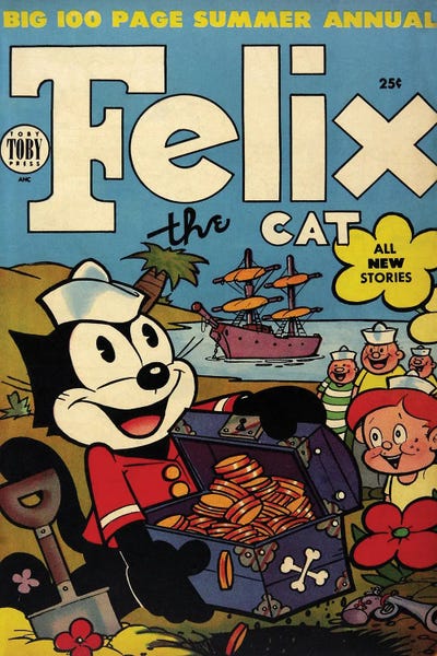 Comic Books: Felix Treasure Hunter by Radio Days