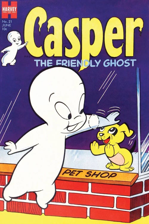 Ghost At The Pet Shop by Radio Days wall art