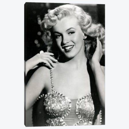 Marilyn Monroe I Canvas Print #RAD24} by Radio Days Canvas Art Print