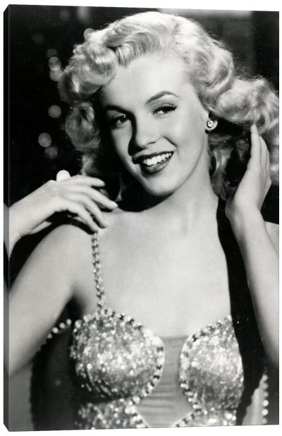 Marilyn Monroe I Canvas Art Print - Golden Age of Hollywood Art