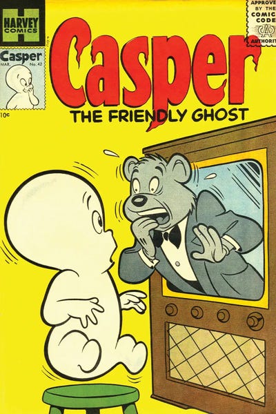 Comic Books: Ghost Scares Bear by Radio Days