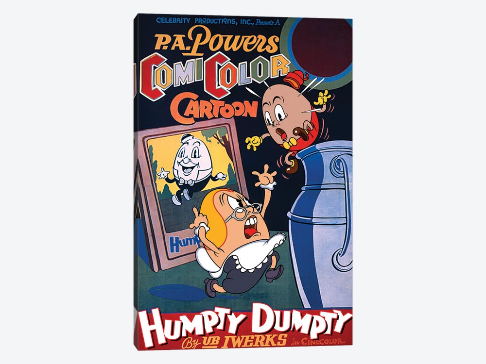 Humpty Dumpty Original by Radio Days 1-piece Canvas Print