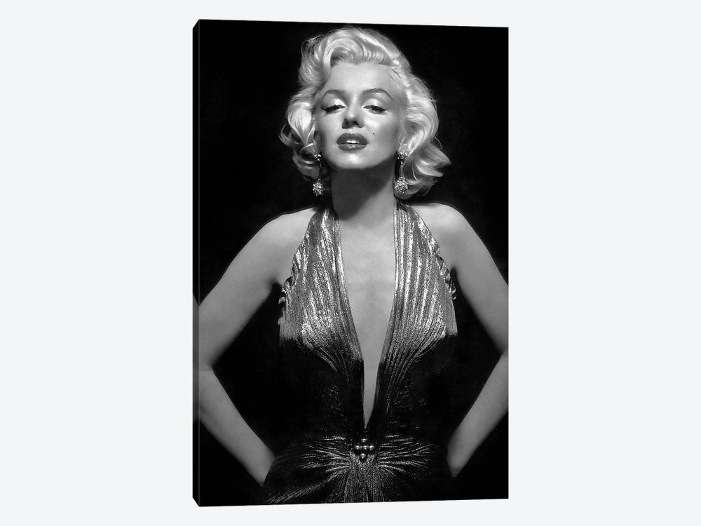 Marilyn Monroe looks stunning in this fashion Canvas Print Choose Your Size 