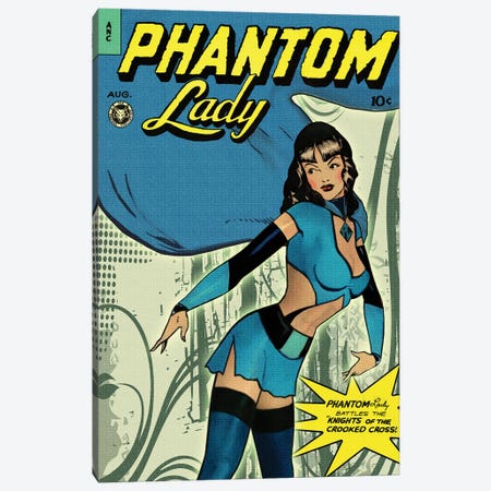 Phantom Lady XIII Canvas Print #RAD283} by Radio Days Canvas Artwork