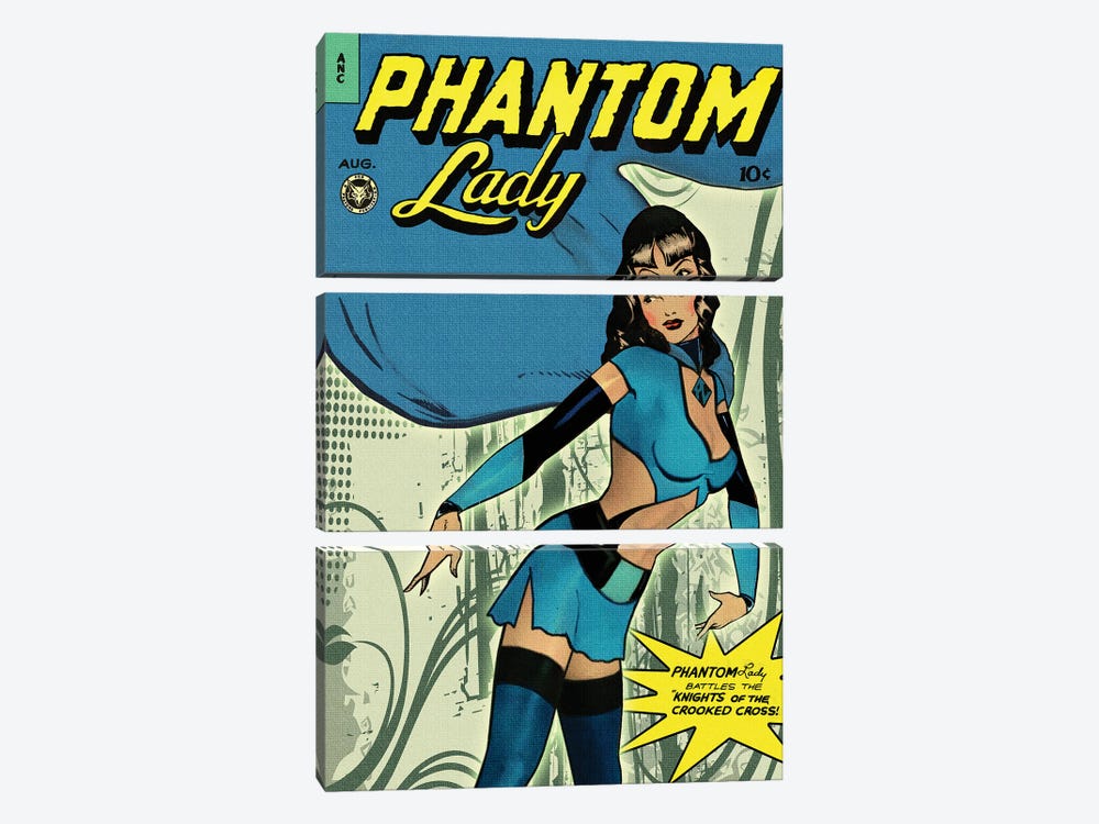 Phantom Lady XIII by Radio Days 3-piece Art Print